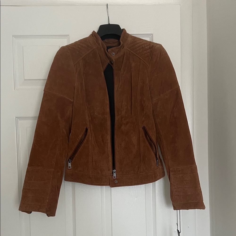 Bagatelle Brown Suede Women's Jacket
